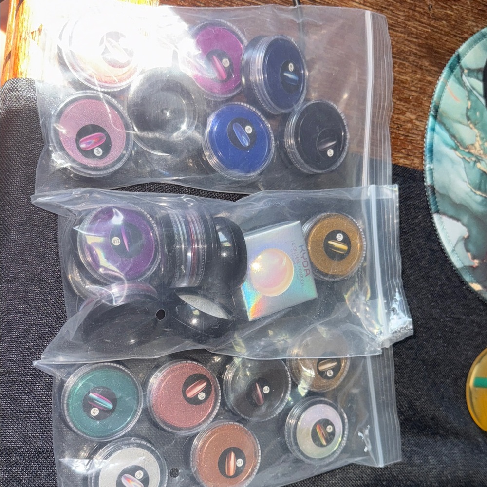 Assorted Chrome Nails Pigment Collection - Multi-Color Loose Powder Set